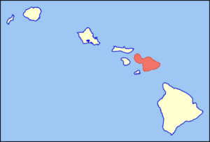 マウイ島地図の写真